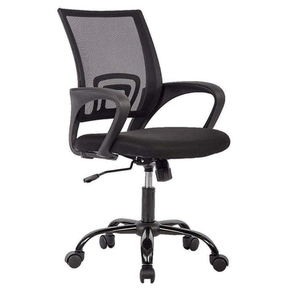 Silla de Oficina Ergonómica BestOffice con Soporte Lumbar (Negro)