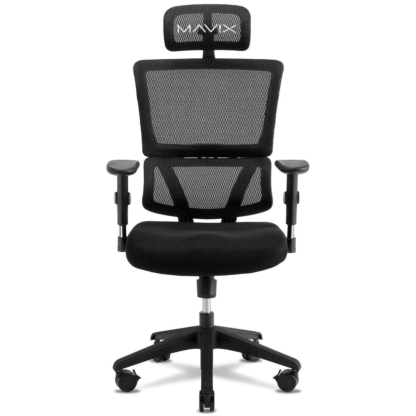 Silla Gamer MAVIX M4 con Malla y Soporte Lumbar (Negro)